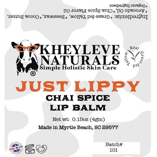 Just Lippy – Chai Spice Tallow Lip Balm