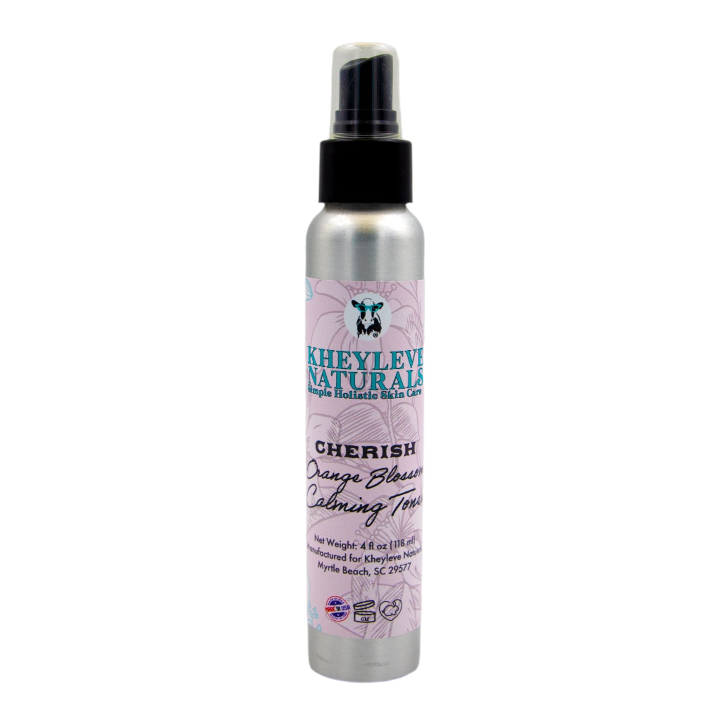 Cherish Orange Blossom Toner with natural ingredients for refreshing and hydrating skin.