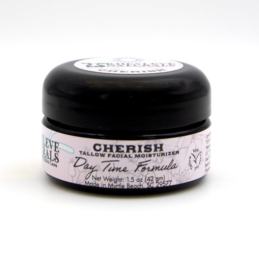 Cherish Daytime Moisturizer leaves your skin hydrated with a protective barrier.