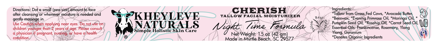 Cherish Facial Moisturizer Night Time Formula
