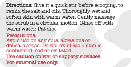 Vanilla Spice Dead Sea Salt Scrub
