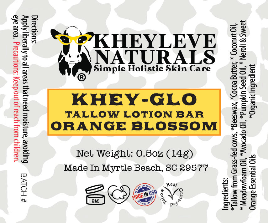Khey-Glo Orange Blossom Lotion Bar-Travel Size