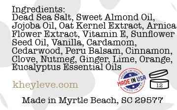 Vanilla Spice Dead Sea Salt Scrub