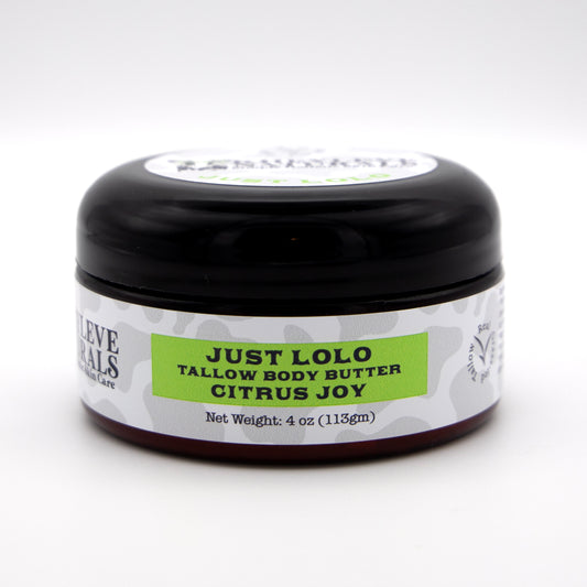 Citrus Joy grass fed tallow body butter for sensitive skin
