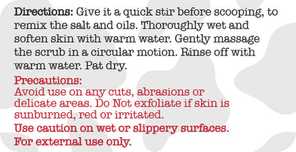 Vanilla Spice Dead Sea Salt Scrub