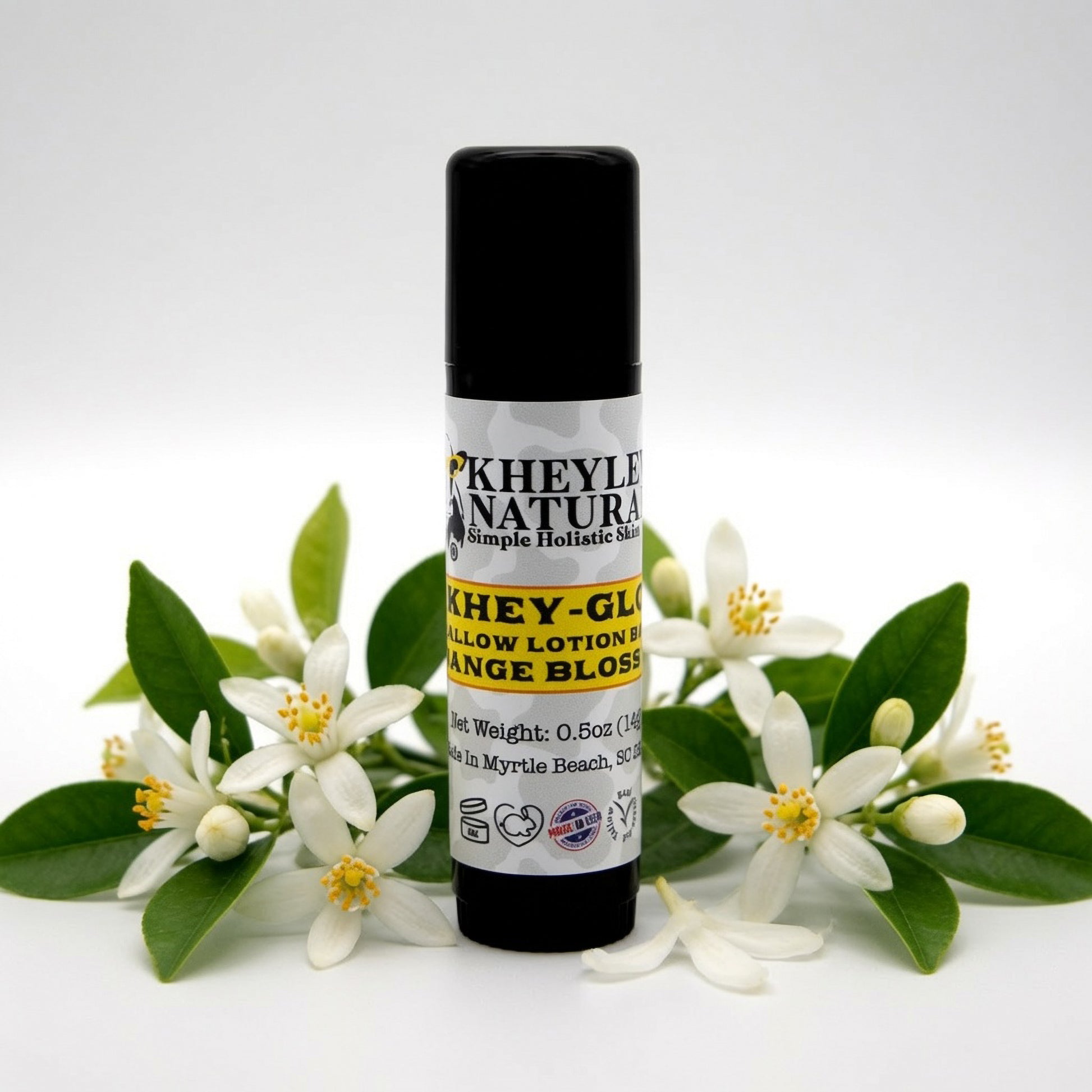 Glide this solid tallow balm over hands, heels, or elbows for instant softness and long-lasting moisture.