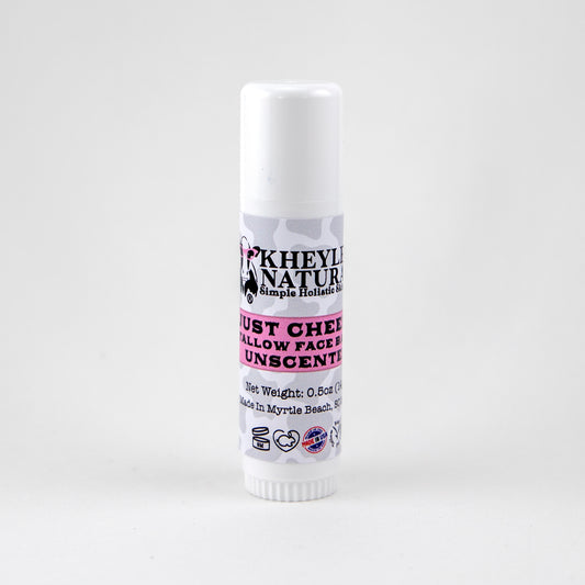 Just Cheeky is a multi-purpose tallow balm great for chapped skin or eczema.